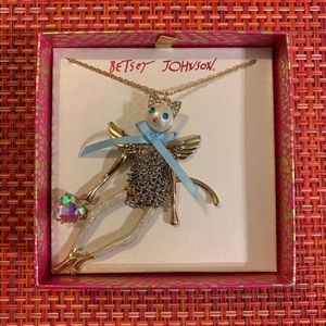 Betsy Johnson Cat Necklace